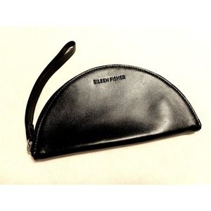Eileen Fisher Calfskin Halfmoon Clutch